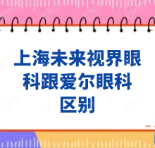 ?上海未來視界眼科跟愛爾眼科區(qū)別：專做少兒角膜塑形鏡附預約掛號和地址